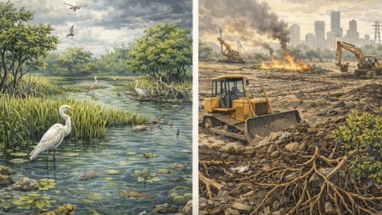The Disappearing Wetlands